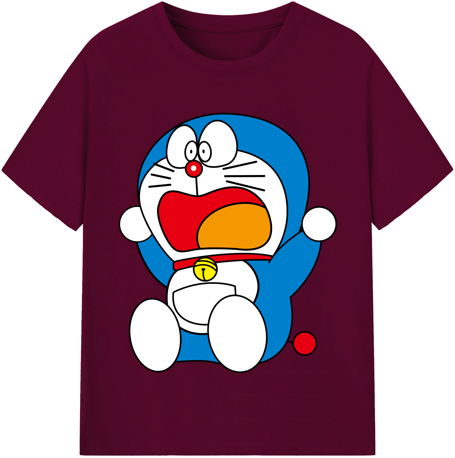 （画像用） ドラえもん Doraemon レディースカジュアルプリントTシャツ（綿100％）